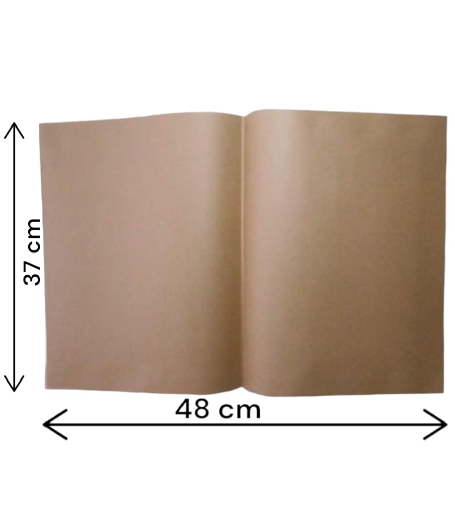 Laminated Brown Book Covers 37x48 cm | Waterproof & Durable School Notebook Covers – Ready-to-Use Set - Pack of 20  view 4